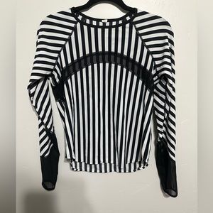 Lululemon Sun Runner Long Sleeve Sun Shirt Striped